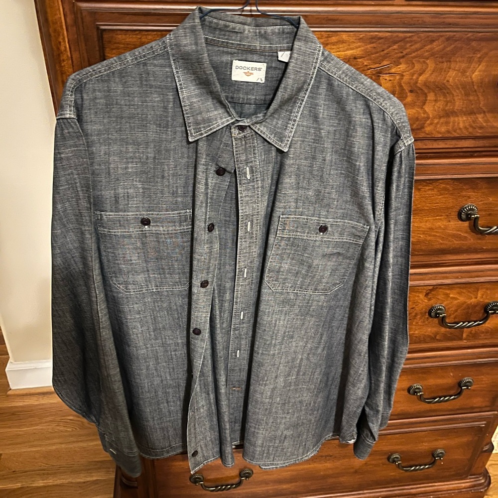 Dockers chambray shirt